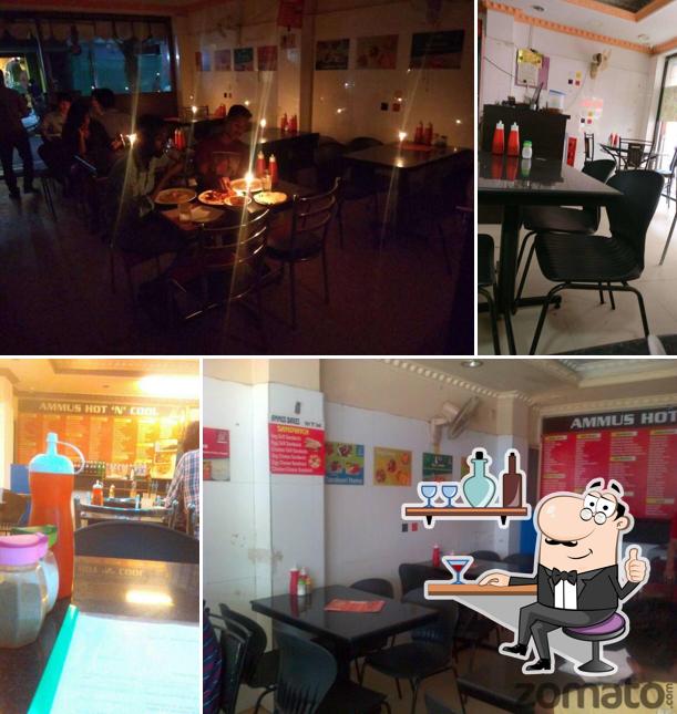 The interior of Ammus Hot n Cool