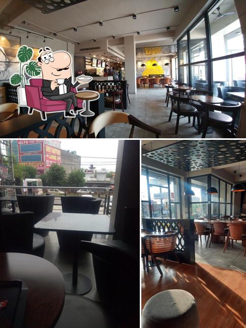 The interior of Café Coffee Day