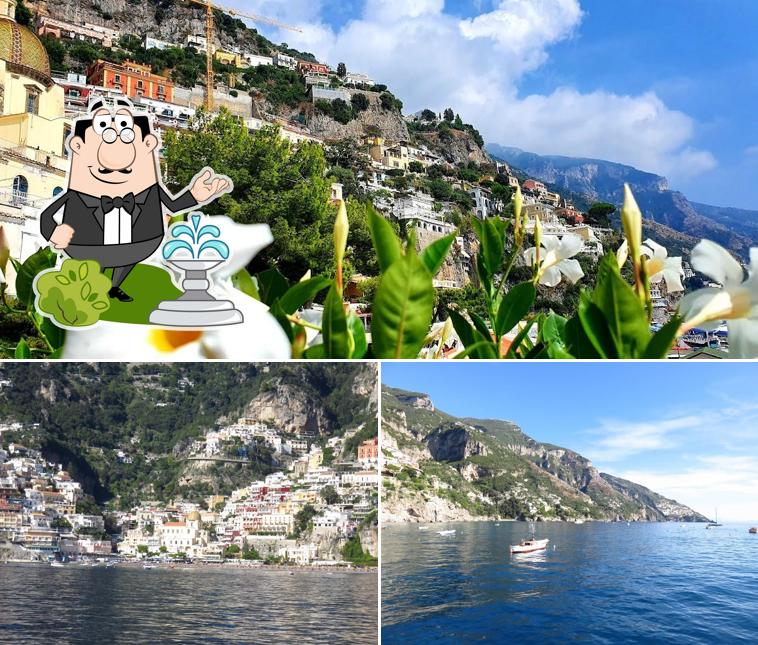 Goditi la vista dall'area esterna di Capricci