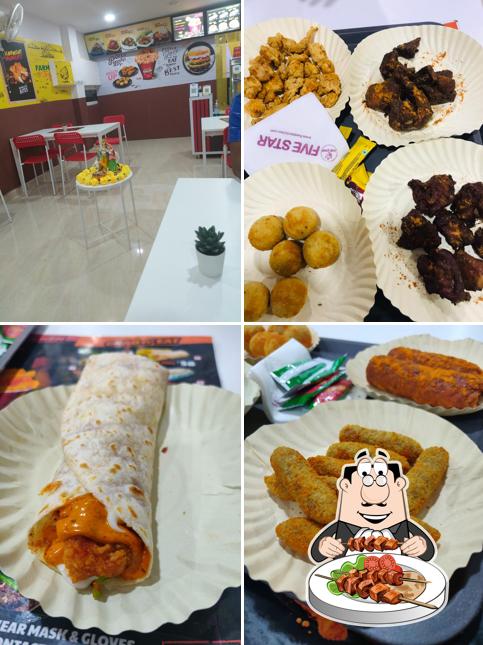 Food at Five Star Chicken