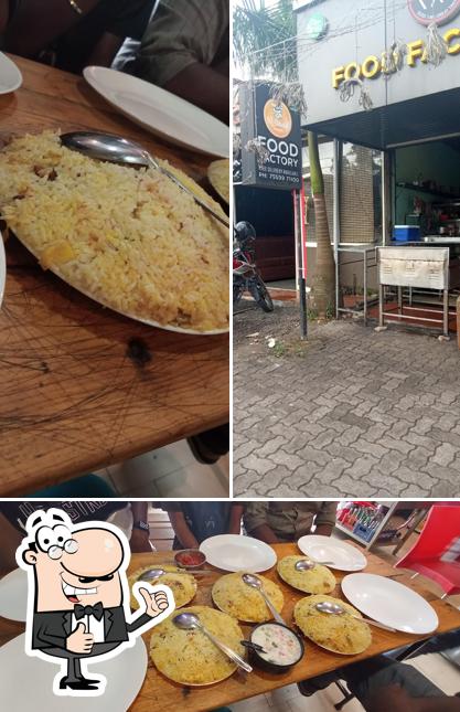 Look at the picture of Food Factory