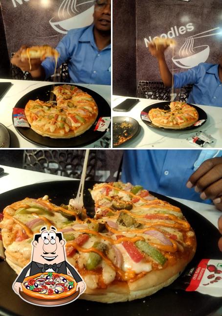Pick pizza at Pizza Town