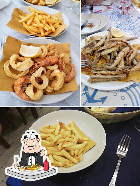 Ordina un piatto di chips a Pescheria Friggitoria da Daniela