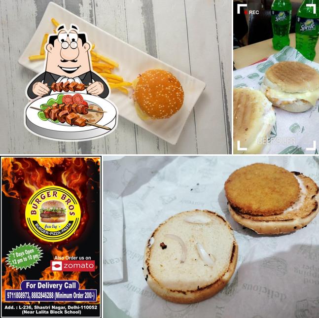 Food at Burger Bros