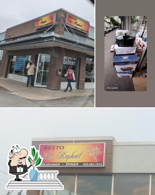 L'extérieur de Chez Raphael