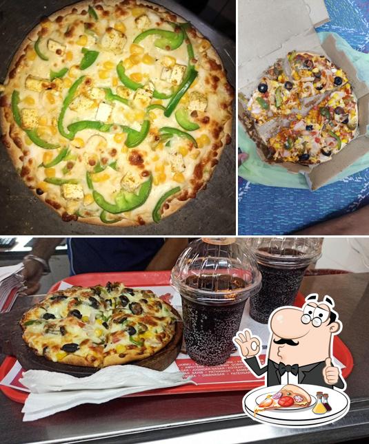 Try out pizza at Hungry Point