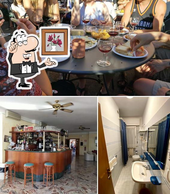 Gli interni di Albergo di Murlo