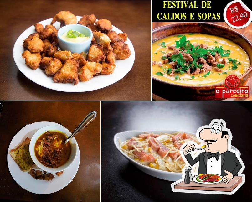 Platos en O Parceiro Comidaria