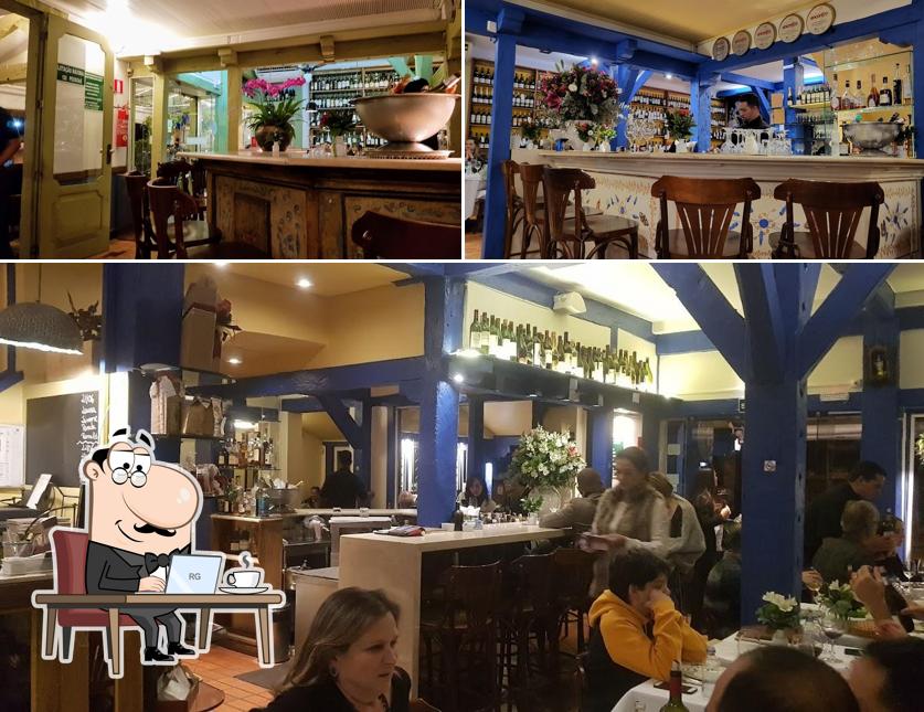 O interior do Taste-Vin