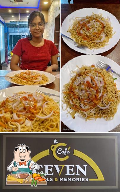 Spaghetti bolognese at cafe CEVEN