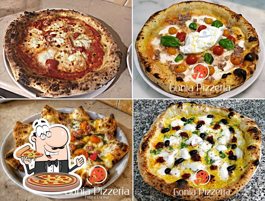Ordina una pizza a Gonia Pizzeria fritti e cucina