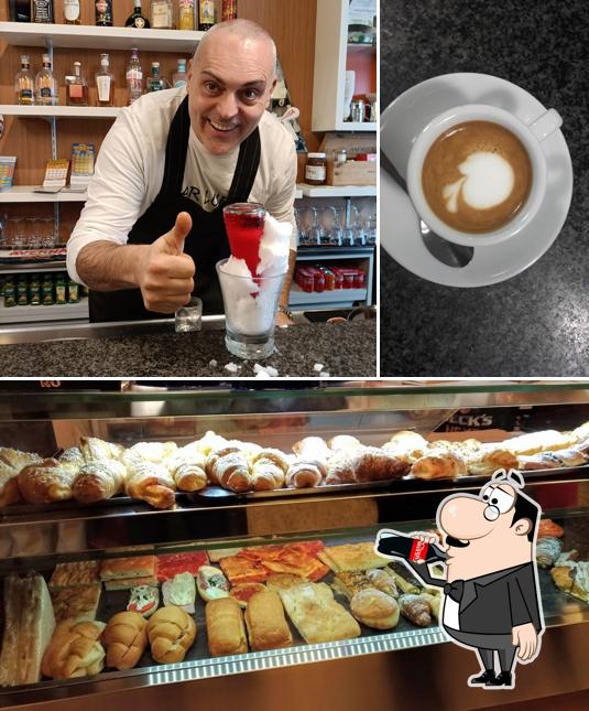 La bevanda e dolce del ristorante