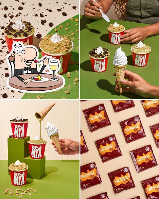 Comida em Burger King