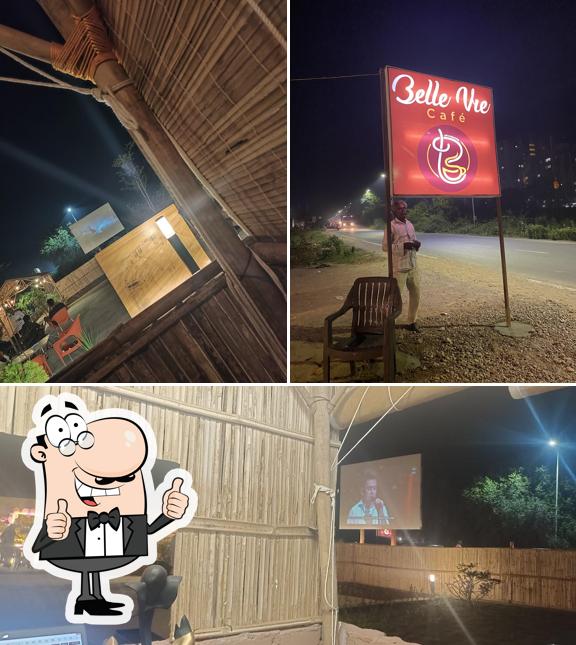 Here's a picture of Belle vie cafe