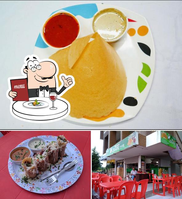 Among various things one can find food and interior at Chula Dhosa Hut