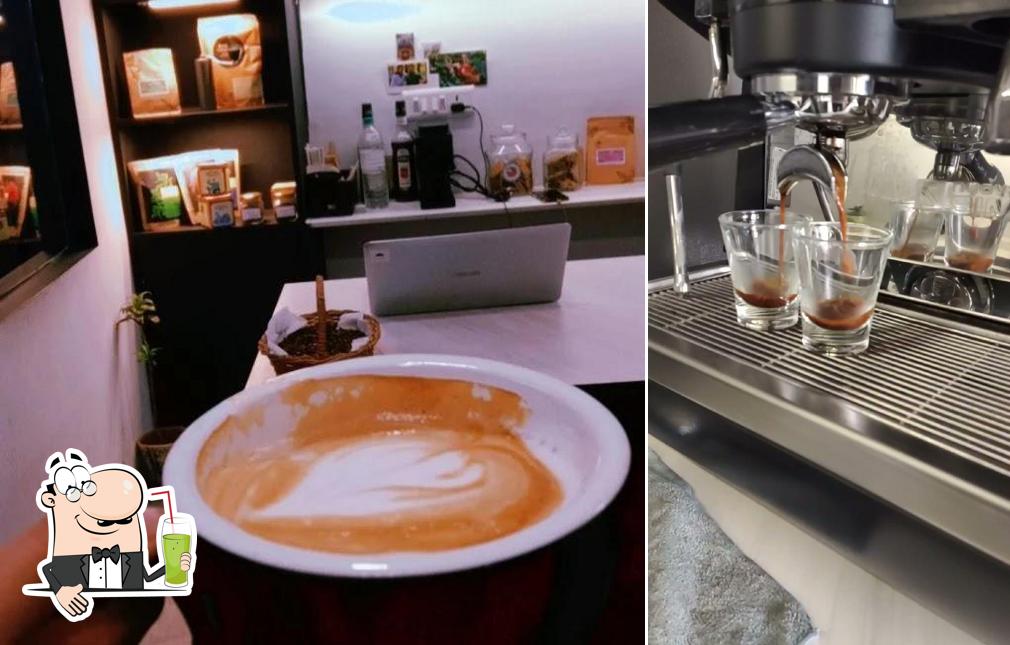 Enjoy a drink at 1DollarMoffee