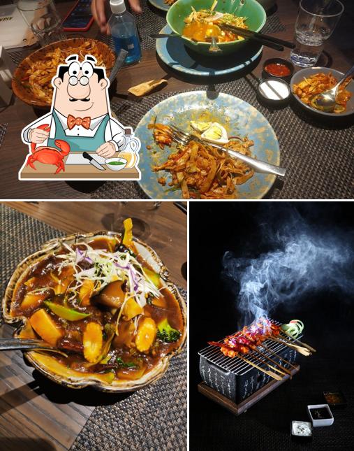 Order seafood at ASIAN WOK & GRILL Multi Cuisine Restaurant in nashik Asian Food Chinese Food Thai Food