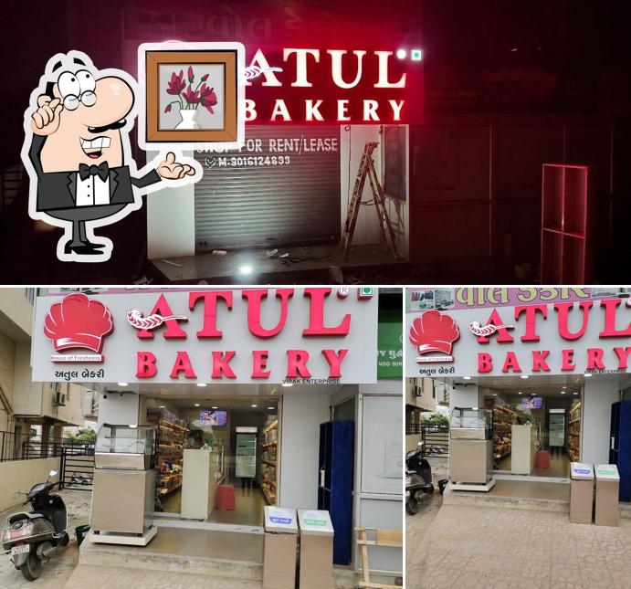 The interior of Atul Bakery Sama-Savli Road Vadodara