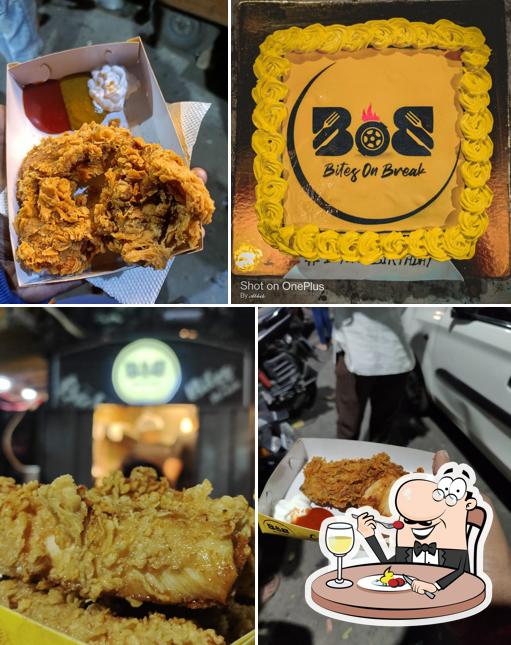Fried chicken at BOB Bites On Break