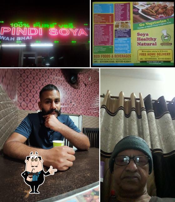 Enjoy a drink at Pindi Soya Wah Bhai Wah