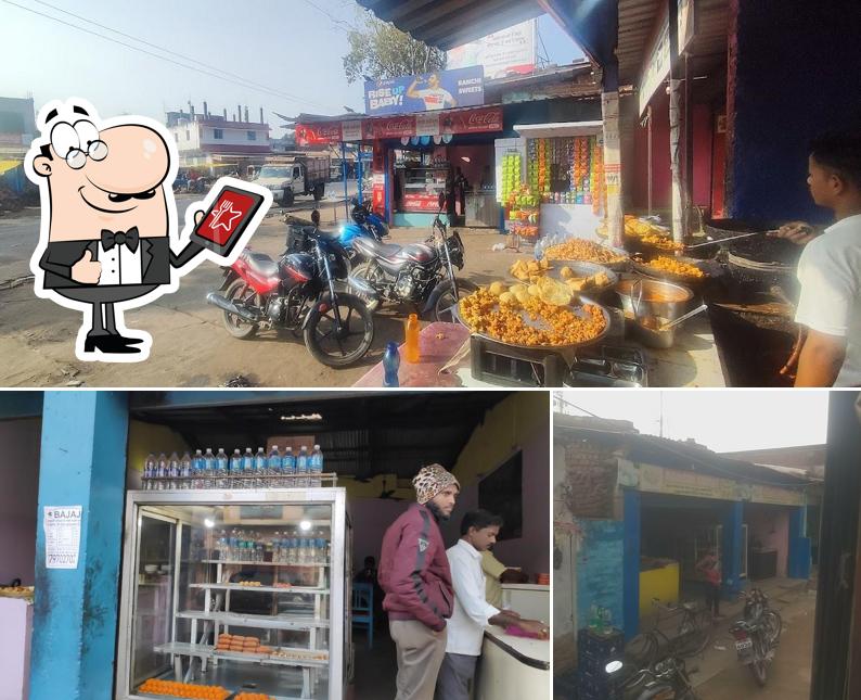 Check out the image displaying exterior and interior at Ranchi Sweets Kuru