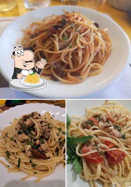 Spaghetti alla carbonara al Ristorante Tina Pica