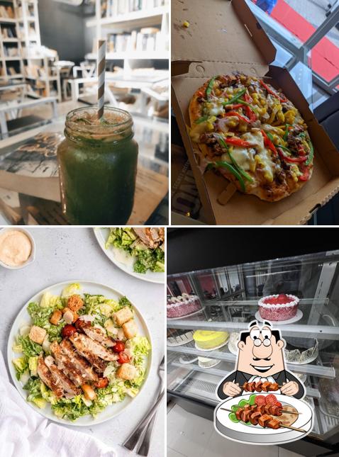 Food at The Library Cake and Pizza Company