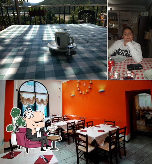 Gli interni di Trattoria K2