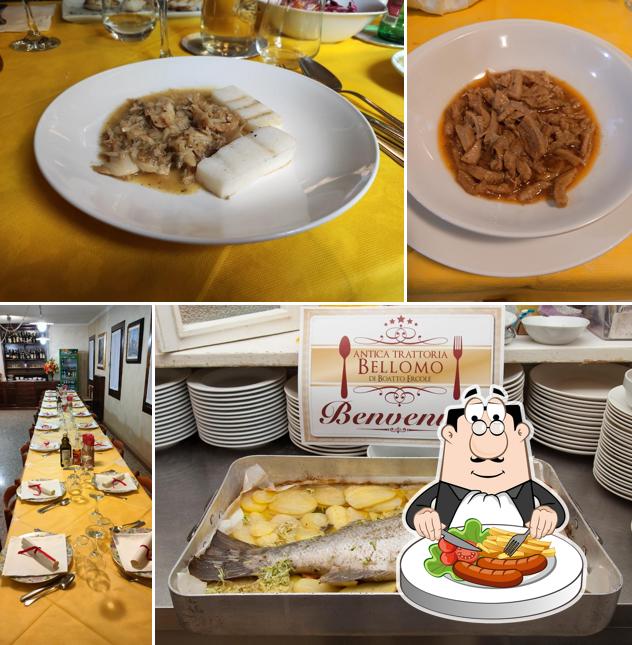 Cibo al Trattoria Bellomo