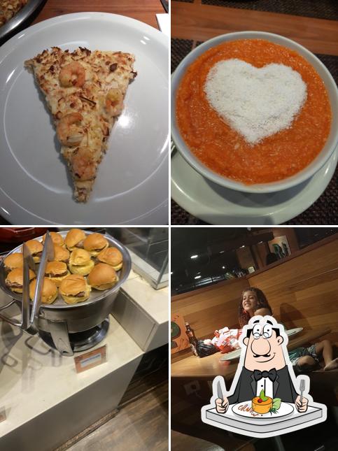 Creme brulée em Pizzaria Parmê Barra
