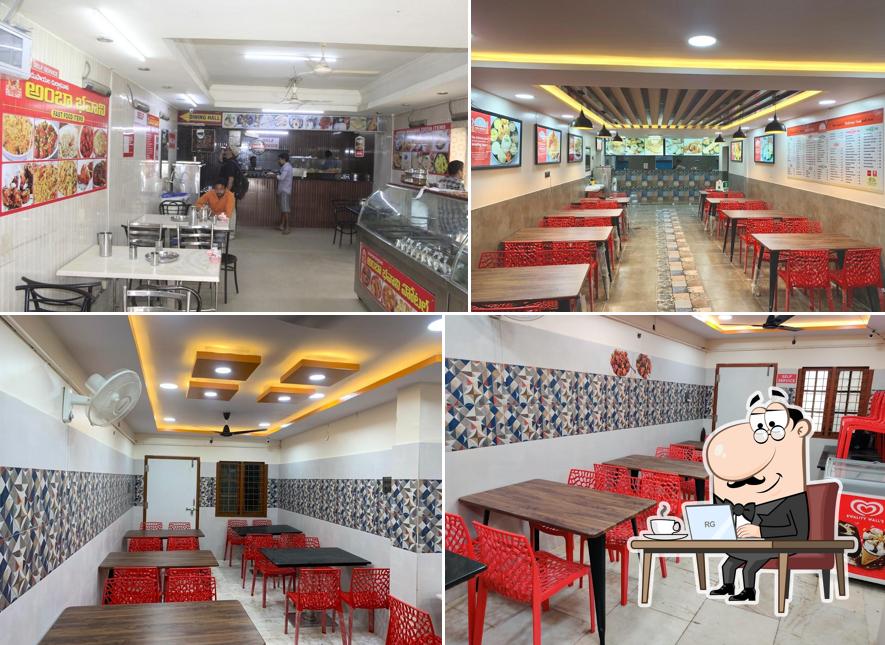 The interior of Amba Bhavani Hotel - Ameerpet