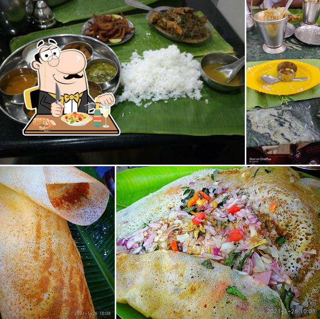 Food at Amma's Restaurant