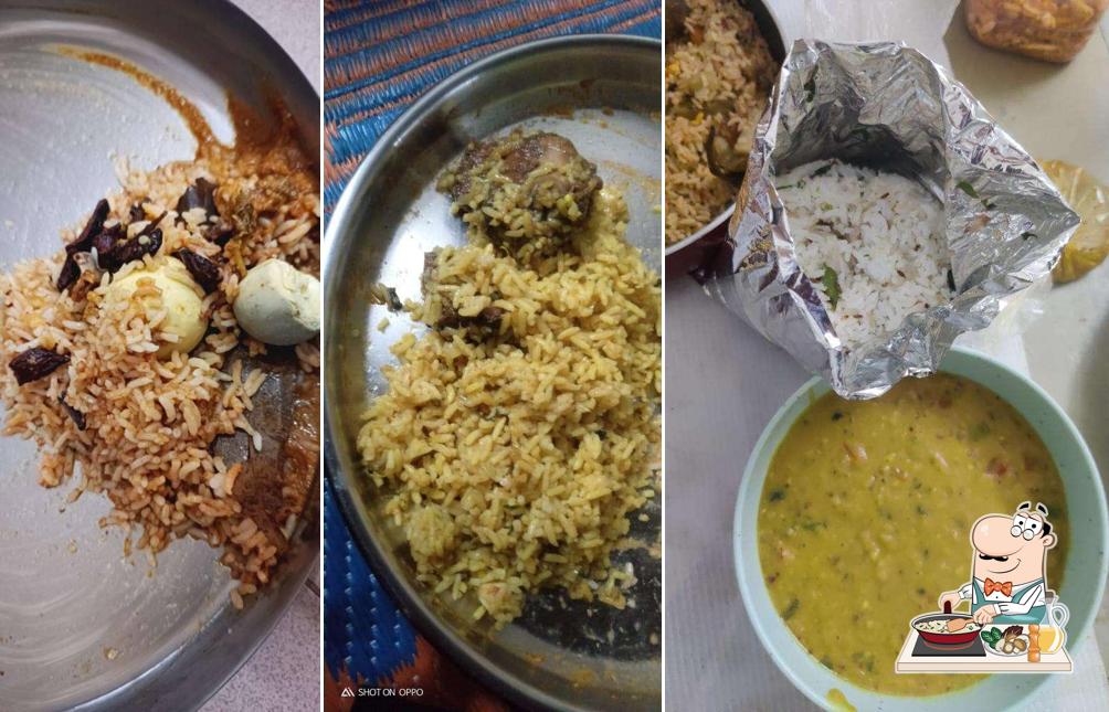 Fried rice at Aroha’s Deccan Delicacies Veg n non veg restaurant