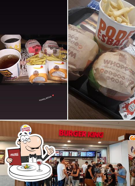 Platos en Burger King