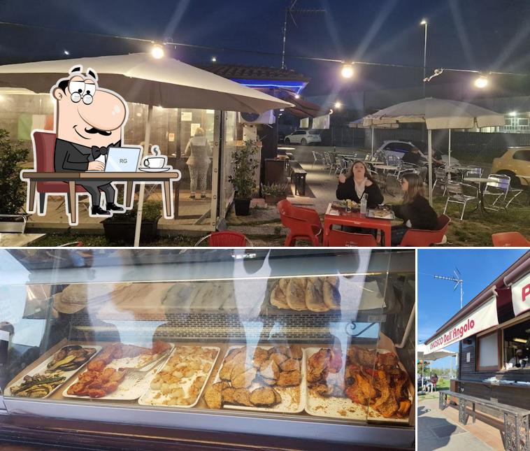 La interni e esterno del ristorante