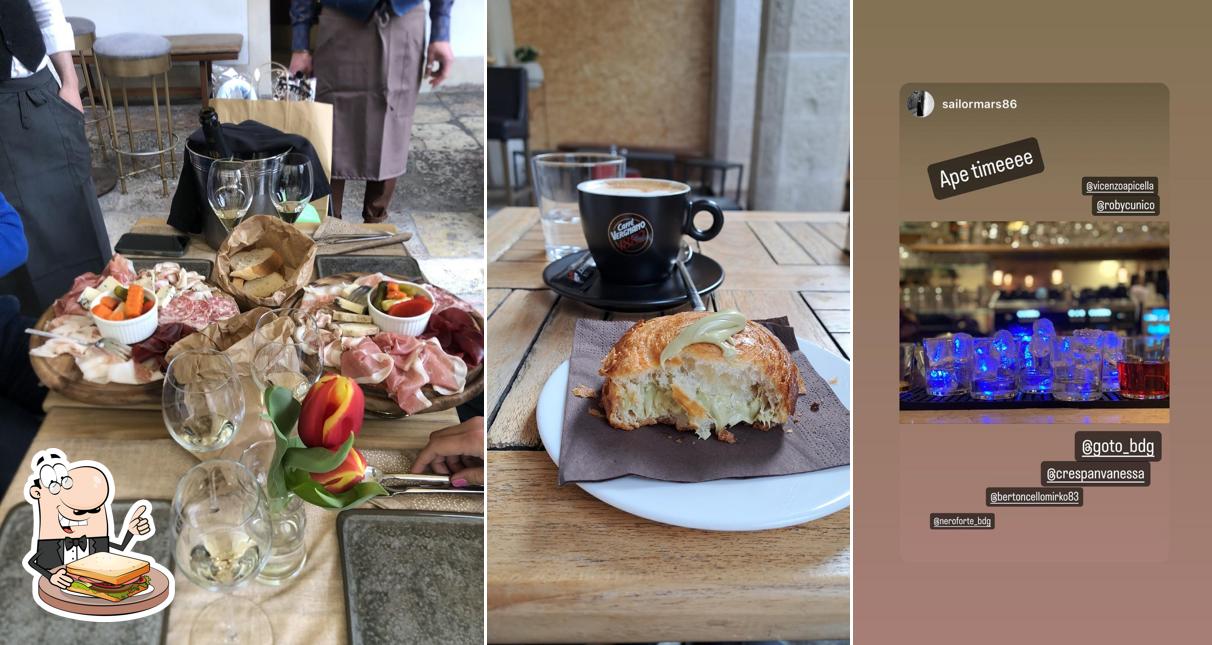Toast al formaggio al GoTo Bar