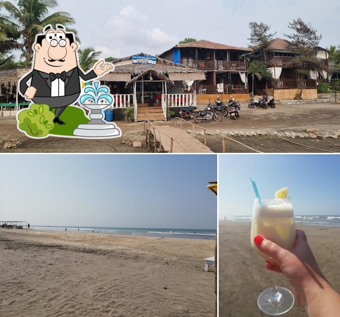 The exterior of Lucky Star Beach Shack
