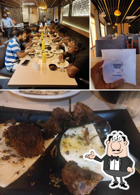 The photo of interior and food at Arabian Mathbak LLP