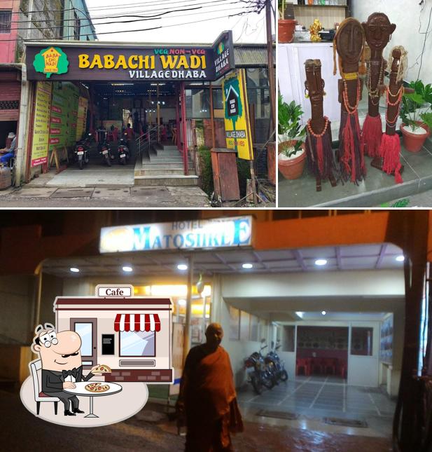 The exterior of Babachi Wadi Village Dhaba