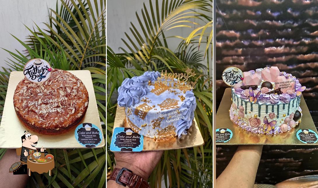 Food at Cake and bake with praval jain