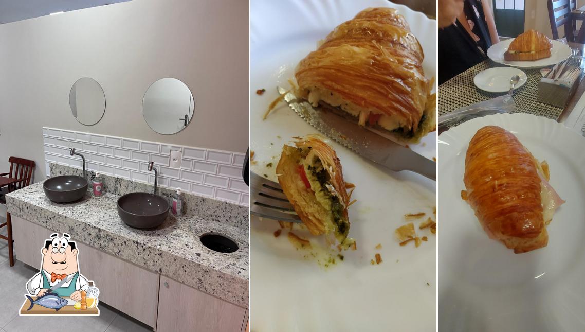 Salmão grelhado em Grano Santo Padaria Artesanal