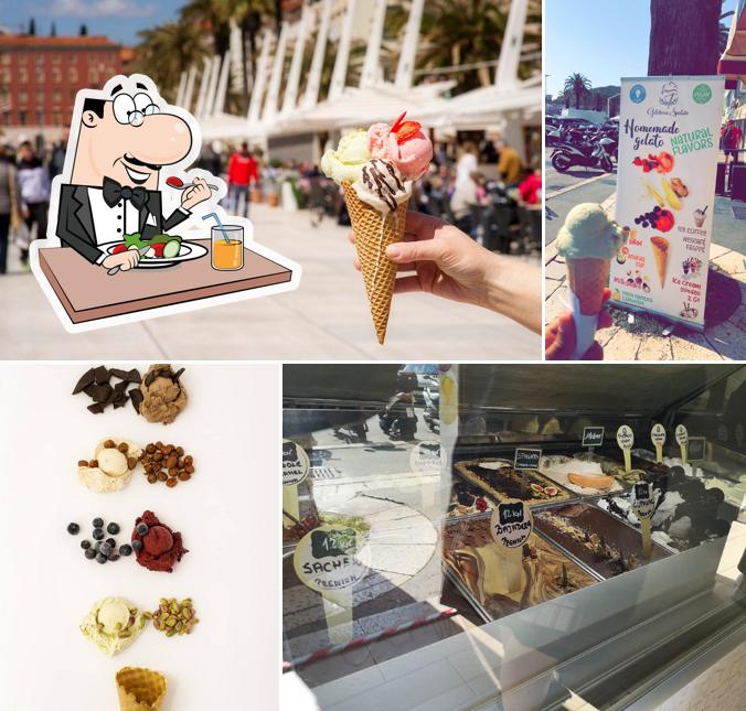 Cibo al Gelateria Spalato