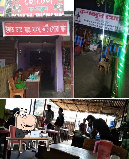 The interior of Hotel Runjun