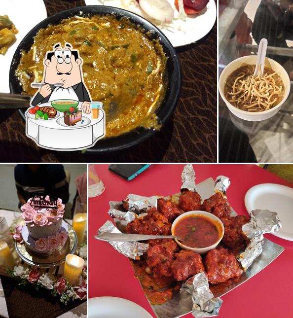 Hot and sour soup at Hotel Saffron Pure Veg