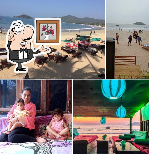 The interior of Papillon bar and restaurant