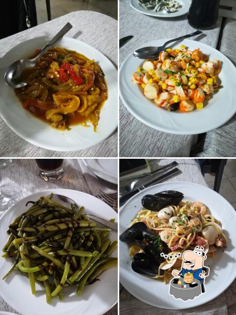 Platti al Pizzeria Il rifugio del castello