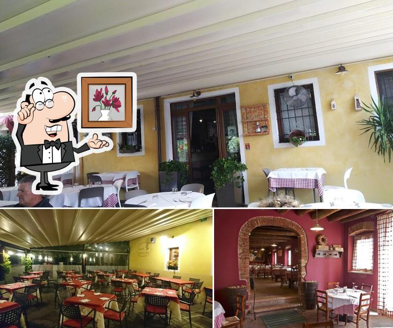 Gli interni di Trattoria Bella Italia