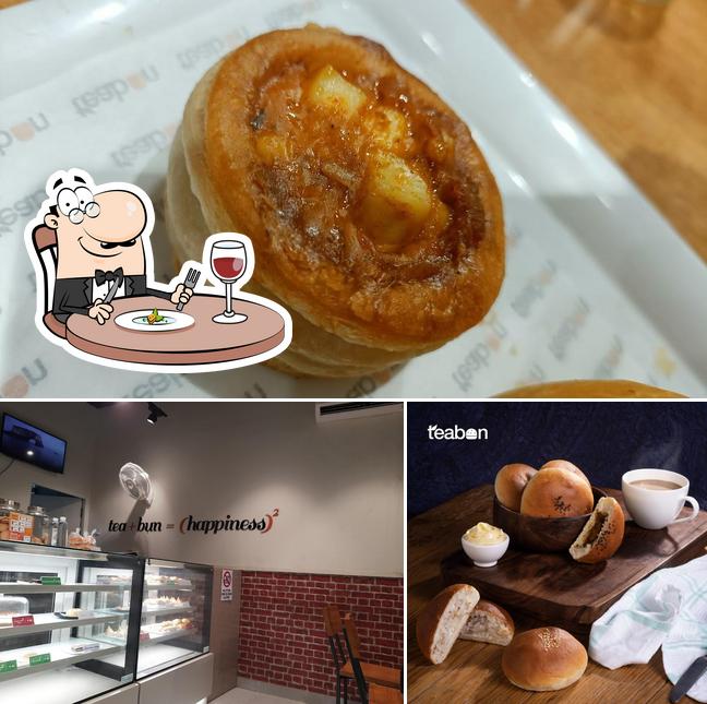 This is the photo depicting food and interior at Teabon