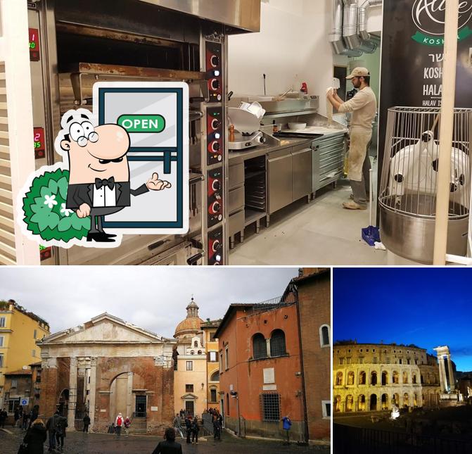 La esterno e interni del ristorante