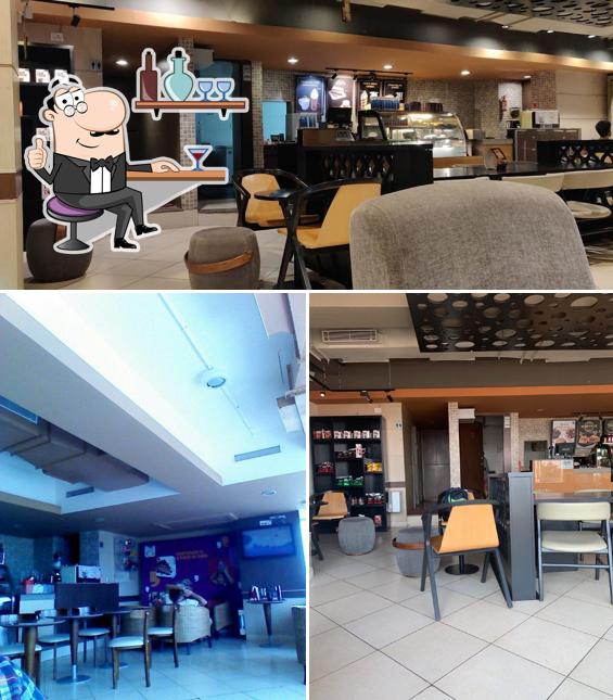The interior of Café Coffee Day